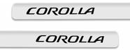 Par Adesivo Escrita Friso Lateral compatível Corolla