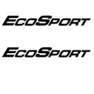Par Adesivo Faixa Lateral Ecosport 03 04 05 a 13 Preto Fosco