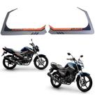 Par adesivo gráfico tanque lateral ybr factor 150 ed azul 2024