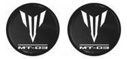 Par Adesivo Logo Emblema Mt-03 Mt03 Mt 03 35mm 3d Resinado