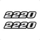 Par Adesivos 2220 Caminhão Mb Mercedes Resinado - Generico