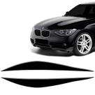 Par Adesivos Farol Bmw 316i 320i 328i Aplique Resinado Preto