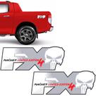 Par Adesivos Fx4 Punisher Limited Edition Emblema Lateral