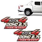 Par Adesivos Hilux 4x4 Dohc 2.7l 09/15 Lateral - Genérico