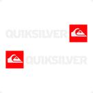 Par Adesivos Quiksilver Peugeot Emblema Branco - Genérico
