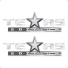 Par Adesivos Texas Edition Eua Caminhonete Emblema Cromado Par Adesivos Texas Edition Eua Caminhonete Emblema Cromado