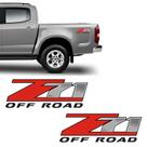 Par Adesivos Z71 Off Road S10 D20 Silverado Emblema Lateral
