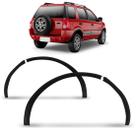 Par Alargador Vao Roda Traseiro Ecosport 2003 2004 2005 2006 2007 2008 2009 2010 2011 2012 Preta