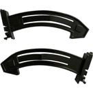 Par Alça Braço Limitador Suporte do Porta Luvas Astra - Preto 1999 2000 2001 2002 2003 2004 2005 2006 2007 2008 2009 2010 2011 2012