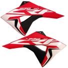 Par Aletas Tanque Crf 230 2015 á 2019 Biker F-19 Com Adesivos