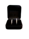 Par Aliança Prata 925 Namoro Friso Liso Lateral Fosca Par Aliança Prata 925 Namoro Friso Liso Lateral Fosca