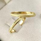 Par Alianças 2mm 3g Casamento Noivado Ouro 18k Fina Chanfrada 2mm
