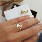 Par Alianças Casamento Banhada a ouro 18k Abaulada 6mm