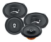 Par Alto Falante 6 Hertz Coaxial DCX165.3 120w + Par Alto Falante 6x9 Hertz Triaxial DCX690 180w