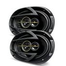 Par Alto Falante 6x9 Aurum Hurricane A69q Preto 260w Rms