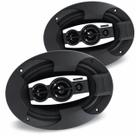Par Alto Falante 6x9 Pol Bomber 200w BBX Speakers Multivias Quadriaxial Carcaça de Metal 4 Ohms