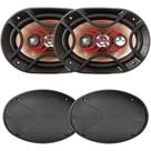 Par Alto Falante Automotivo Bravox 69 6x9 140 Rms