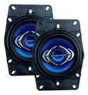 Par Alto Falante Hurricane 4 e 4x6 Pol Quadriaxial 110W Rms