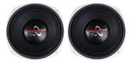 Par alto falante médio hp 400h 8 polegadas 8 ohms hard power