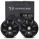 Par Alto Falante Midbass Hurricane Pro MB600 6" Polegadas 500W RMS Bobina Simples Par Alto Falante Midbass Hurricane Pro MB600 6" Polegadas 500W RMS Bobina Simples