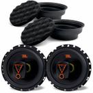 Par Alto Falantes 6 pol JBL 6TRMS80 160W e 2 Buffer Silicone Tecnhoise Espuma Isolamento Acústico