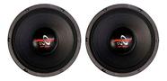 Par alto falantes woofer 12 pol hard power hp 550 4 ohms 550w médio grave