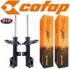 Par amortecedor dianteiro direito + esquerdo haste longa - kia cerato 2008 a 2013 - kit00059