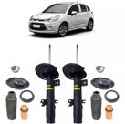Par Amortecedor Dianteiro e Kit Completo Original Monroe Axios Citroen C3 Automático de 2013 a 2019.