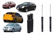 Par Amortecedor Traseiro + Kit Parcial Sentra Após 2013/...