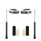 Par Amortecedor Traseiro Nakata Novo + Kit Batente Sonic 2012 A 2014