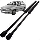 Par amortecedores porta malas tampa traseira fiat palio 96-2007 mola a gás compatível Par amortecedores porta malas tampa traseira fiat palio 96-2007 mola a gás compatível