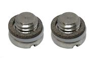 Par Anel + Bujão Óleo Inox Rabeta Motor Popa Johnson ETEC