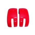 Par Aplique Capa Retrovisor Jeep Renegade 2016 2022 Vermelho