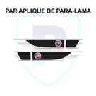 Par Aplique De Paralama Fiat Logo Resinado Premium