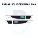 Par Aplique De Paralama Ford Logo Resinado Premium