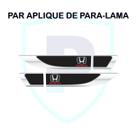 Par Aplique De Paralama Honda Logo Resinado Premium