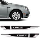 Par Aplique Lateral Cruze Emblema Black Resinado Chevrolet Par Aplique Lateral Cruze Emblema Black Resinado Chevrolet