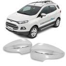 Par Aplique Retrovisor Cromado Ecosport 2013 2014 2015 - Clic peças