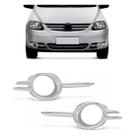 Par aro cromado farol milha fox 2004 2005 a 2009