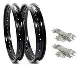 Par Aro Dianteiro e Traseiro Biz 14x160 E 17x140 Com Raio 4mm
