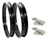 Par Aro Dianteiro Traseiro Biz 14x160 E 17x140 Com Raio 4mm