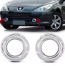 Par Aro Moldura Cromado Milha Peugeot 307 2007 2008 a 2012