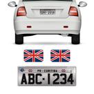 Par Bandeiras Inglaterra Placa Carro Moto Adesivas Resinadas Par Bandeiras Inglaterra Placa Carro Moto Adesivas Resinadas
