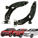 Par Bandeja / Braço / Leque Balança Inferior Completa Fiat Argo Cronos Strada