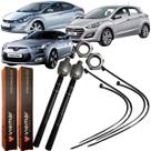 Par Barra Braço Axial Direção Elantra Veloster I30 Viemar
