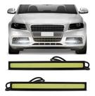 Par Barra Led Super Farol Drl Luz Diurna 12v Carro & Moto