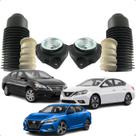 Par Batente Amortecedor Completo Dianteiro Nissan Sentra