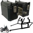 Par Baú 23L + Suporte para Baú Lateral Himalayan 450 2025+ Par Baú 23L + Suporte para Baú Lateral Himalayan 450 2025+