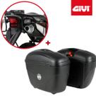 Par Baú E21 Givi + Suporte Baú Lateral Pl1114 Honda Xre300 Todas Par Baú E21 Givi + Suporte Baú Lateral Pl1114 Honda Xre300 Todas