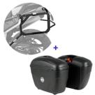 Par Baú E21 Givi + Suporte Baú Lateral Triumph Tiger900 2020+ Spto512 Scam
